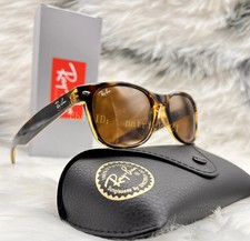 Ray-Ban RB2132 Wayfarer Sunglasses 55mm B-15 Brown Lens Havana Frame Unisex