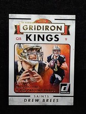 15' Donruss DREW BREES Gridiron Kings Stat Line GOLD #161/309⭐️One Of The Greats