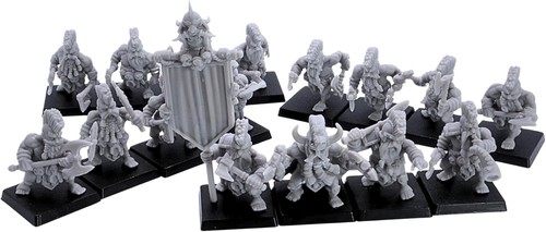 Dwarf Slayers Berserkers – 16 Miniatures for DnD & Wargaming | 32mm Scale Resin - Picture 1 of 6