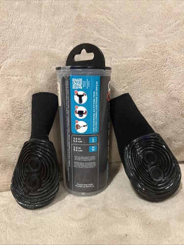 Goo-eez All-Season All-Terrain Rubber Stretch Dog Boots Shoes Size L Black New - Picture 2 of 5