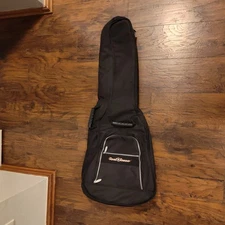 Road Runner Guitar Case Black Padded Gig Bag W/Double Shoulder Straps