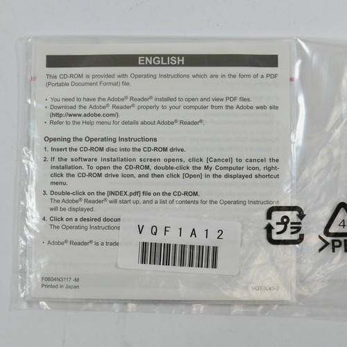 Panasonic AG-AF100P Camcorder Manual's CD's THE AF100 BOOK Guide Owners Manual - Picture 3 of 3