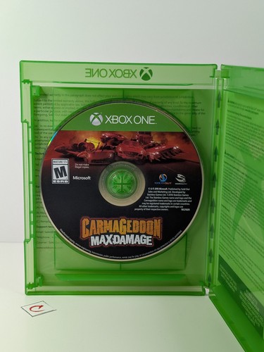 Carmageddon: Max Damage (Microsoft Xbox One, 2016) Game Disc and Case - Picture 4 of 5