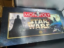 Parker Brothers STAR WARS Trilogy Edition Monopoly Set 1997