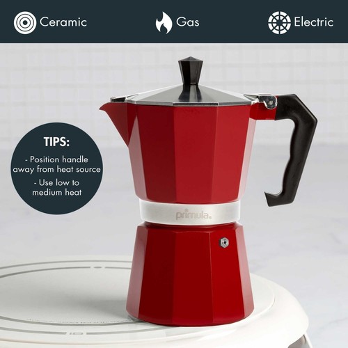 Primula Classic Macchina da Caffè Espresso con Piano Cottura, Moka per Italiano e... - Foto 3 di 8