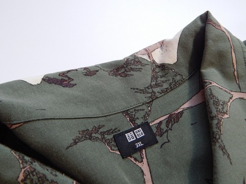 uniqlo hawaiian aloha viscose shirt size 3xl - Picture 3 of 6