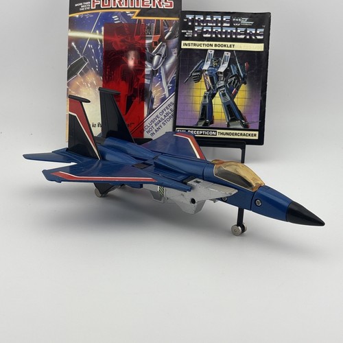 Thundercraker komplett - Vintage 1984 G1 Transformers Hasbro - Bild 6 von 9