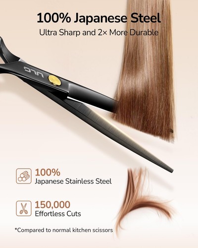 Professional Hair Cutting Scissors Set – 6.5” Japanese Stainless Steel Barber... - Picture 2 of 7