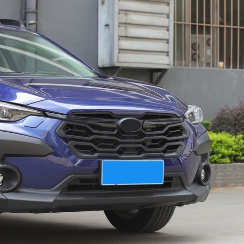 Matte Black Front/Rear Logo Emblem Badge Trim Ring For Subaru Crosstrek GU 2024+ - Picture 4 of 24