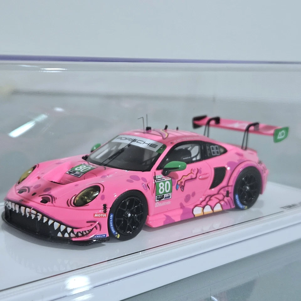 TSM Model 1/43 Porsche ROXY Pink 911 GT3 R #80 AO Racing 2023 IMSA TSM430814 - Image 3 of 4