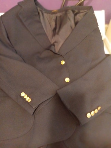 Herrenblazer TROPHY CLUB The Mens Shop 52 L dunkelblau Goldknöpfe - Bild 7 von 7