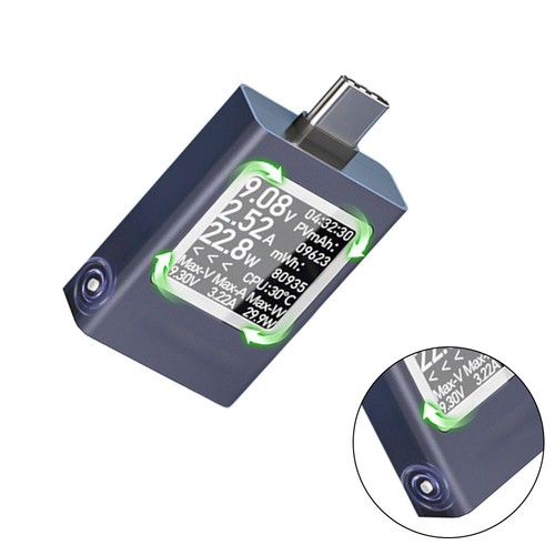 Compact Design Power Meter for Monitoring Mobile Device Charging Performance - Picture 3 of 7