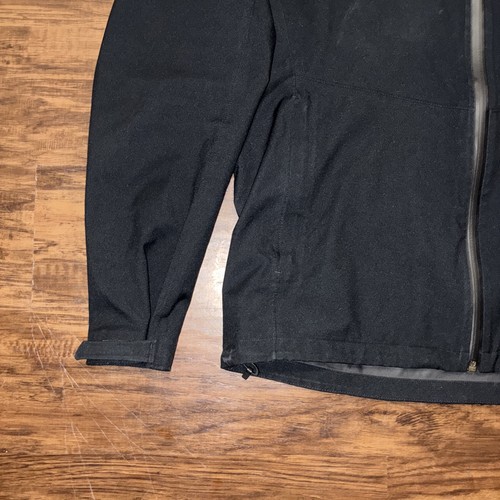 Uniqlo Regenjacke Herren Large schwarz Full Zip Windbreaker Kapuze wasserabweisend - Bild 4 von 16