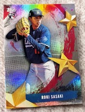 Roki Sasaki 2025 Topps Stars of the MLB Rookie Holo Foil SP Dodgers RC #SMLB-53