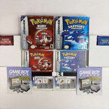 Pokemon Ruby & Sapphire Gameboy Advance AUTHE...