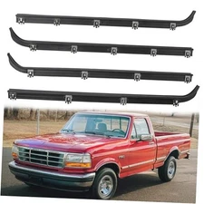 Front Inner Outer Window Molding Sweep Felt Trim Seal Weatherstrip Kit 