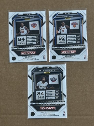 2022-23 PANINI PRIZM NBA MONOPOLY 15 CARD LOT ALL BLACK CLASSIC ICONS PRIZM - Picture 11 of 11