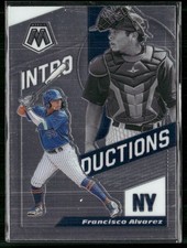 Francisco Alvarez 2021 Panini Mosaic Introductions #INT11 New York Mets