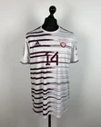 Latvia National Team away match worn football shirt 2023 #14 Ciganiks Adidas