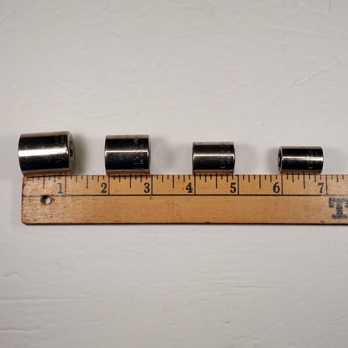 Craftsman -G- 3/8 drive 6pt Shallow Sockets Lot of 4 7/16" 9/16" 11/16" 3/4" USA - Picture 10 of 10