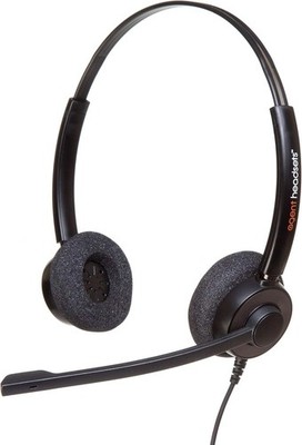 BRANDNEU AGENT 450 BINAURALES NOISE CANCELLING HEADSET MIT U10P UNTEREM KABEL