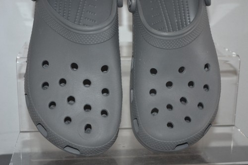 Crocs unisex grey clog style sandals UK size 8–9 - Imagen 8 de 8