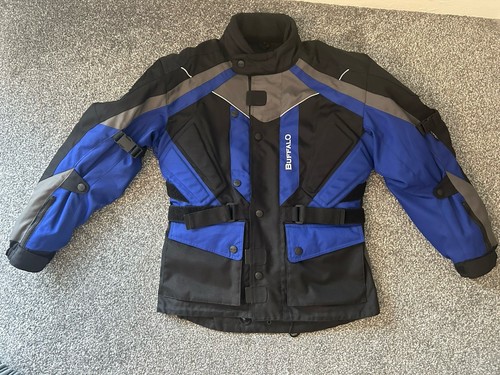Buffalo Motorcycle Jacket Blue/Black Thermomix Men’s Size Medium