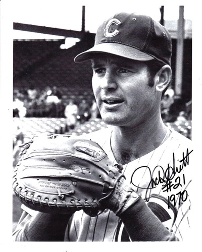 Jack Hiatt Chicago Cubs #21 1970 handsigniertes 8x10 Foto mit Echtheitszertifikat