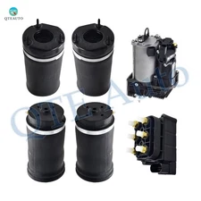 Set Front-Rear Air Spring Bag-Compressor To 2007-2011 Mercedes-Benz ML63 AMG