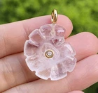 10pcs Natural Rock Quartz Gems Ocean Pendants Magic Reiki Noble Amulet