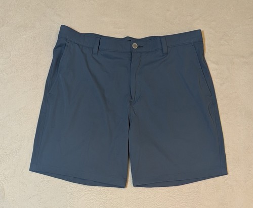 Southern Tide Shorts Mens 40 Golf Brrr Performance Blue Green Stretch Casual