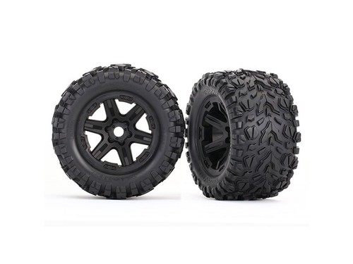Traxxas Reifen auf Felge schwarz (Talon EXT 3.8) E-Revo VXL 17mm #TRX8672 - Bild 1 von 1