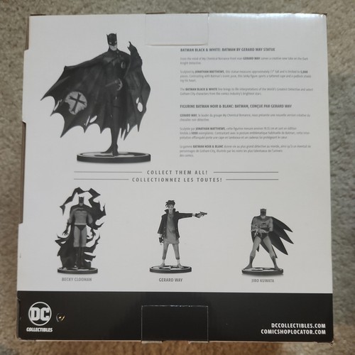 DC Collectibles Batman Black and White Gerard Way Statue - Picture 2 of 6