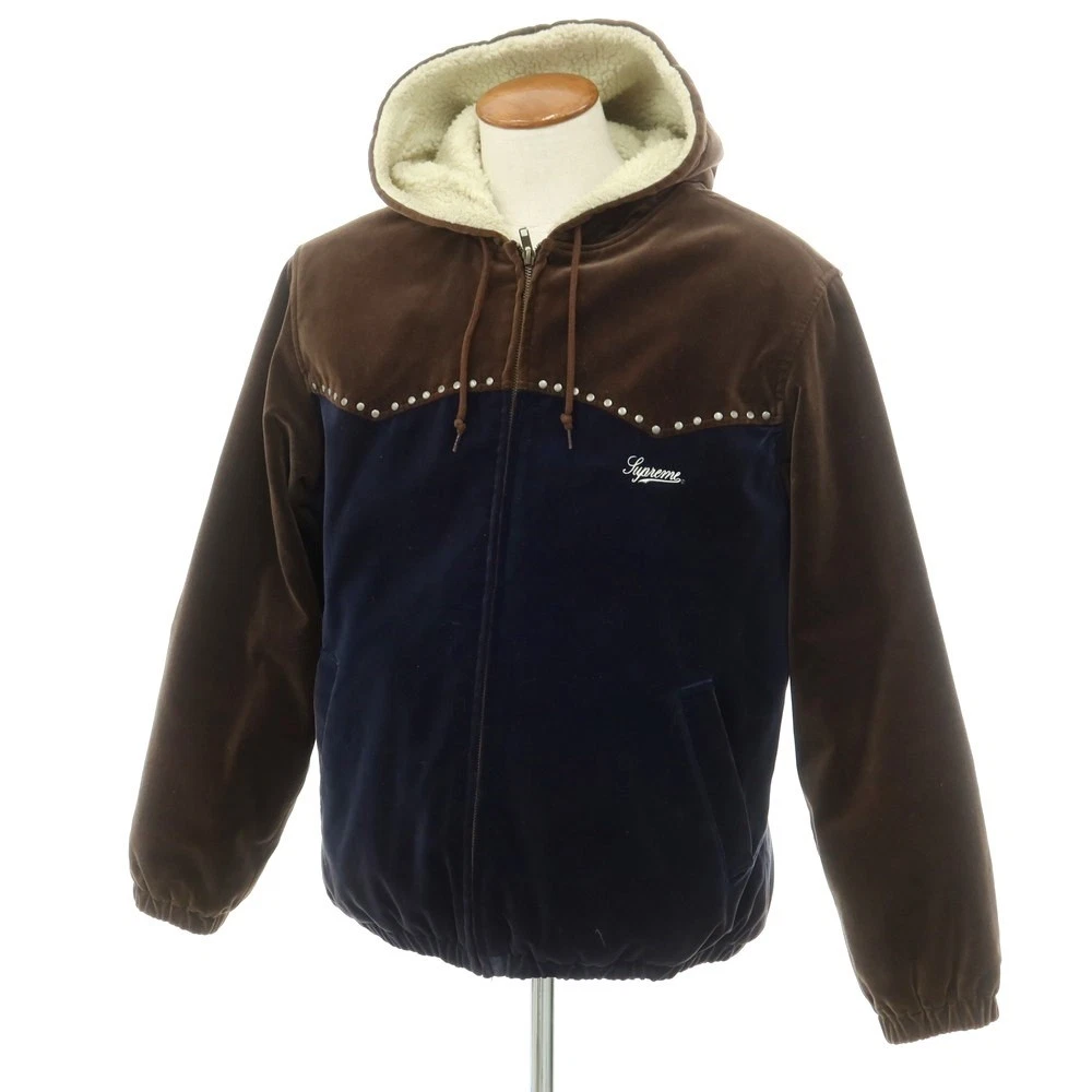 Veste de travail à capuche cloutée velours automne/hiver 2021 Supreme M occasion