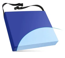 NYOrtho 16in Wheelchair Cushion Foam Pressure Relief Waterproof Non Slip Cover