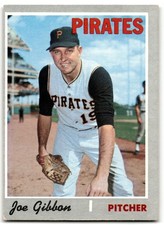 1970 Topps Baseball Joe Gibbon Pittsburgh Pirates #517
