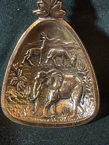 Vintage Copper Collector Spoon Elephants Edison's Home Fort Myers FL - Picture 2 of 5
