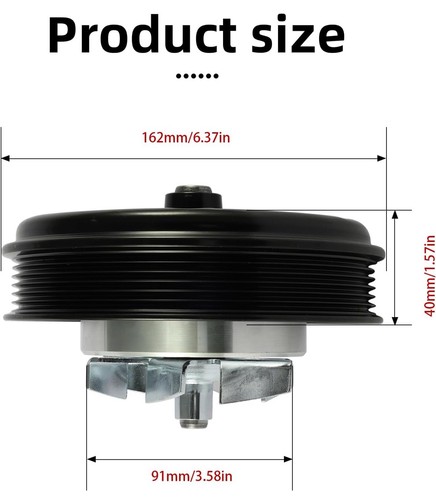 AW6738 Wasserpumpe 251-821 für Chevy Silverado Suburban Tahoe Camaro 2014  - Bild 3 von 6