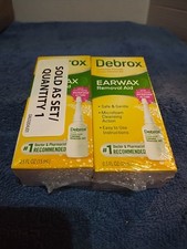 Debrox Ear Wax Removal Drops Pack of 2 Microfoaming Ear Cleaning Solution