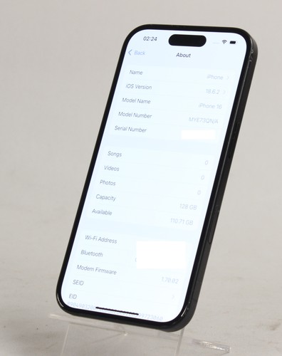 iPhone 16 128GB Smartphone with Apple Warranty - Black - 99% BH (C) - Picture 4 of 14