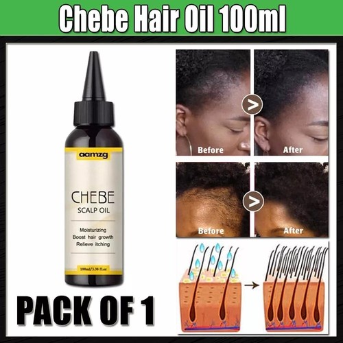New Chebe Hair Growth & Scalp Oil Anti Hair Loss & Strengthening Formula - 100ml - Picture 1 of 9