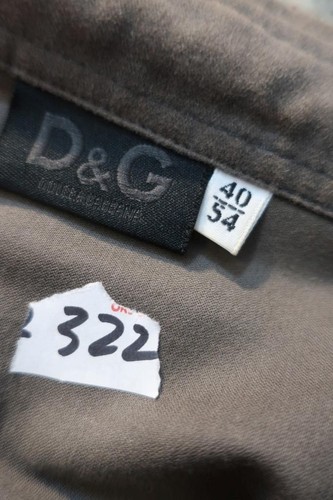 Authentic Mens D&G Dolce & Gabbana Olive-Brown Cotton Shirt Jacket 40/54 US/L - Picture 6 of 10