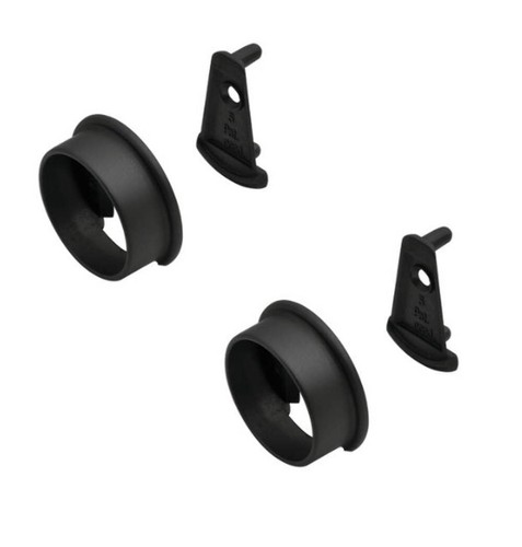 TAG Hardware ELITE Pole Patented Round End Support Flanges for 1-5/16" Closet Ro - Picture 7 of 11