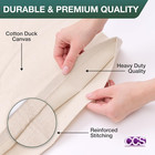 CCS Canvas Drop Cloth for Painting – All Purpose Cotton Duck Cloth Tarp for C...