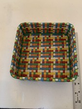 Colorful Woven Storage Basket