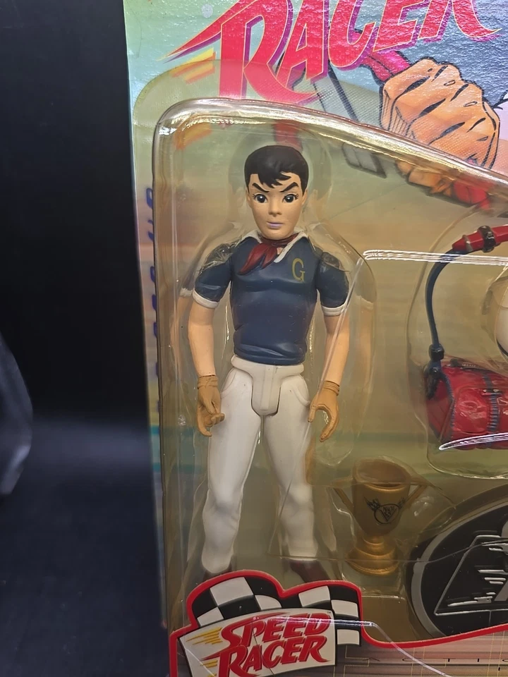 Figura de acción ReSaurus Speed Racer Series 1 1999 ampolla amarillenta nueva  Foto 3 de 4