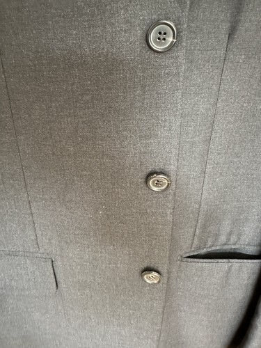 Men Prada Blazer Size 54 L Dark Gray - Picture 6 of 9