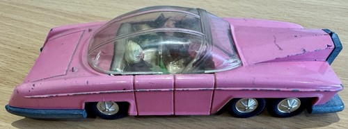 Vintage Dinky Toys Lady Penelope FAB1 Rolls Good Example Figures, Missile No Res - Picture 2 of 9