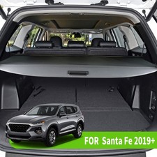 Retractable Cargo Cover For Hyundai Santa Fe 2019-2023 Trunk Shade Accessory