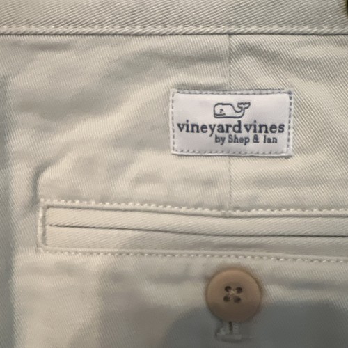 Vineyard Vines Shep & Ian Khaki Chino 9.5” Shorts Youth Size 12 Adjustable Waist - Picture 3 of 6